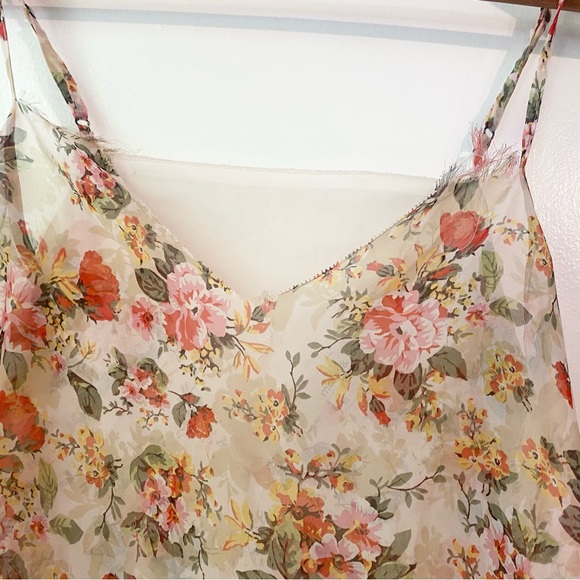 Monk and lou floral blouse tank top cami - Picture 3 of 4